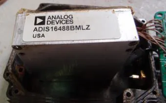 Analog Devices ADIS16488BMLZ inertial sensor, labelled USA