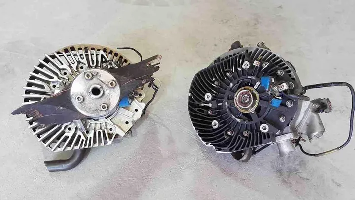 Two versions of the Wankel engine, cast steel and cast alloy
