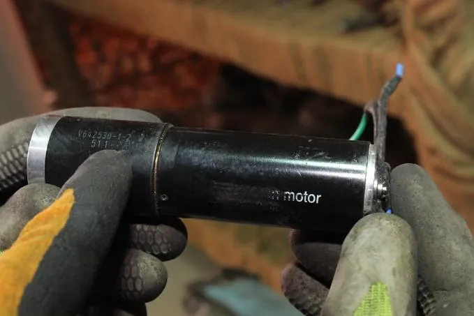 Small motor from the missile's servo actuators